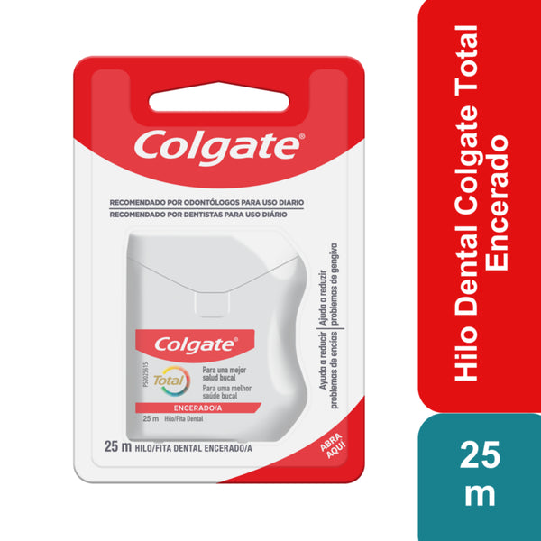 Seda Dental Colgate Total Encerado 25 m