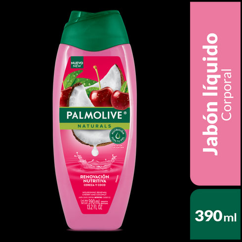 JABON PALMOLIVE LIQUIDO 390ML CEREZA & COCO