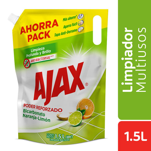 LIMPIADOR AJAX DP 1500M NARANJA/LIMON