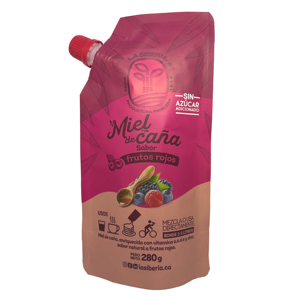 MIEL DE CANA LA SIBERIA 280G FRUTOS ROJOS