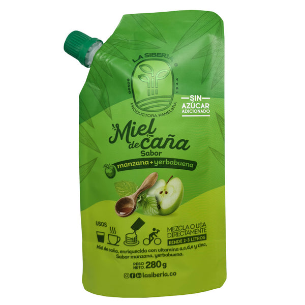 MIEL DE CANA LA SIBERIA 280G MANZANA/YERBABUENA