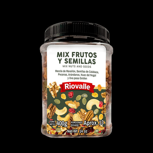 MIX F/ SECOS Y SEMILLAS 400G RIOVALLE