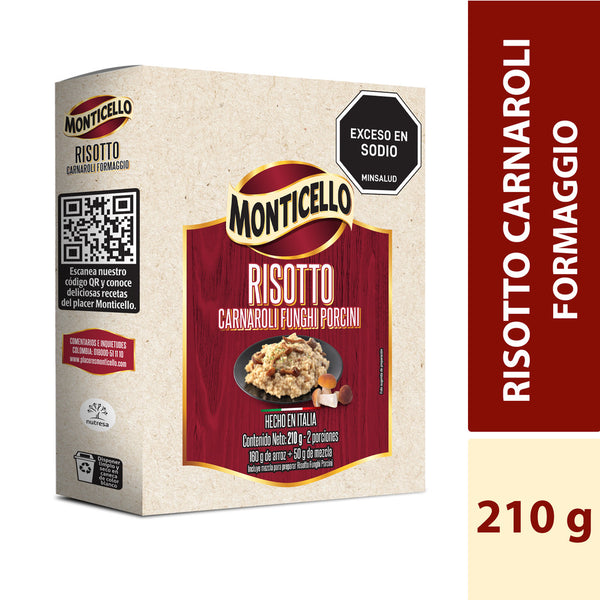 RISOTTO MONTICELLO 210G FUNGHI