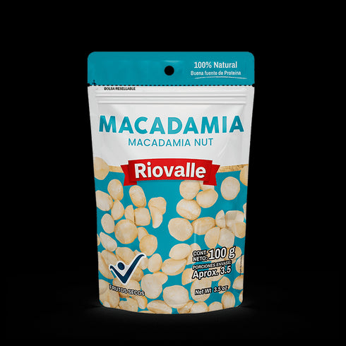 NUEZ DE MACADAMIA RIOVALLE 100G