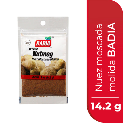 NUEZ MOSCADA MOLIDA CHAPETA 14.2G BADIA