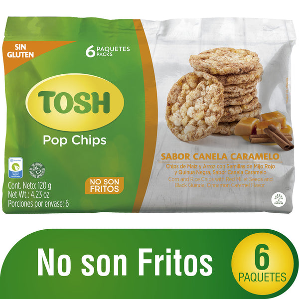 PASABOCA TOSH 120G CHIPS MAIZ CARAMELO