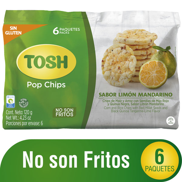 PASABOCA TOSH 120G CHIPS MAIZ LIMON