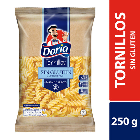 PASTA DORIA 250G TORNILLO S7GLUTEN