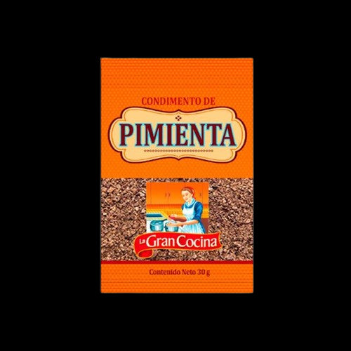 PIMIENTA LA GRAN COCINA 30G MOLIDA