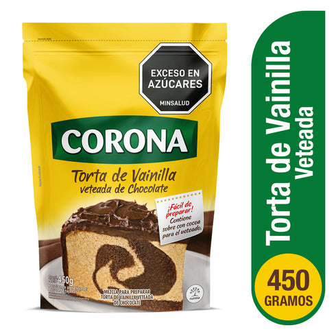 PREMEZCA CORONA 450G TORTA VAINILLA