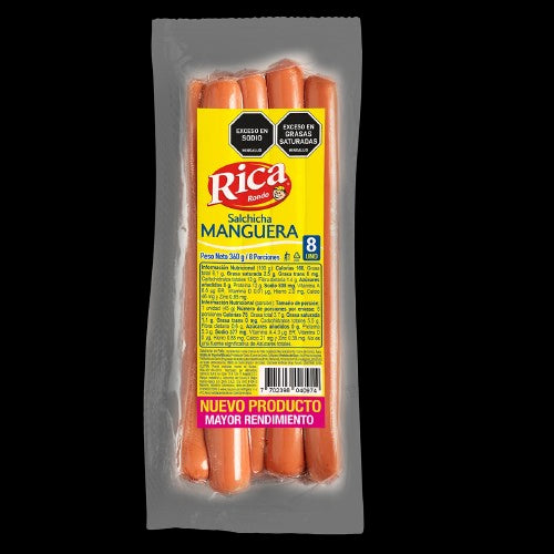 SALCHICHA RICA 8U 360G MANGUERA