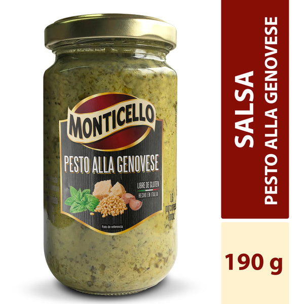 SALSA PASTA MONTICELLO 190G PESTO/GENOV