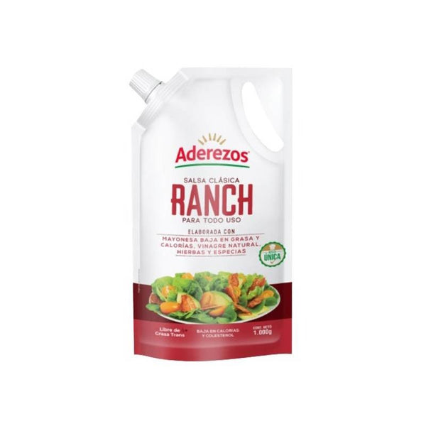 SALSA RANCH 1000G ADEREZOS