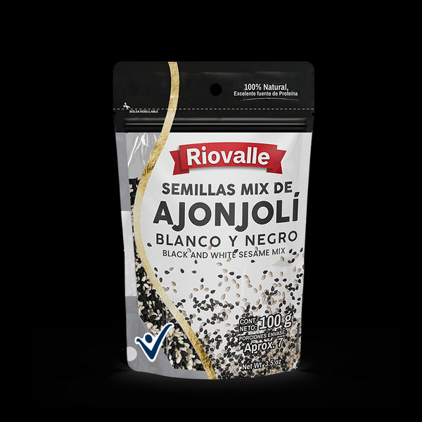 SEMILLA DE AJONJOLI 100G MIXTO RIOVALLE