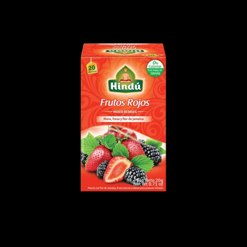 TE HINDU 20U FRUTOS ROJOS