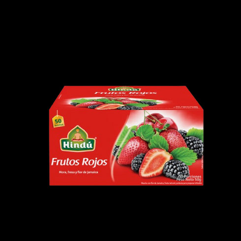 TE HINDU 50U FRUTOS ROJOS