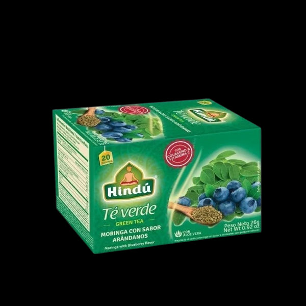 TE HINDU VERDE 20U MORINGA ARANDANOS