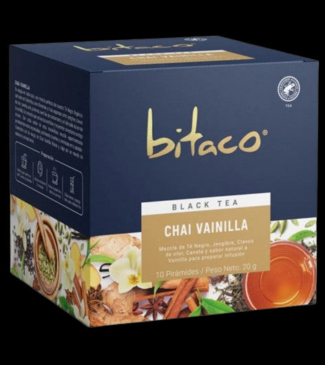 TE NEGRO BITACO 10U CHAI VAINILLA