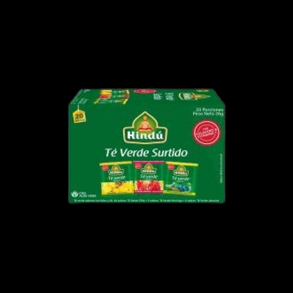 TE VERDE HINDU 20U SURTIDO