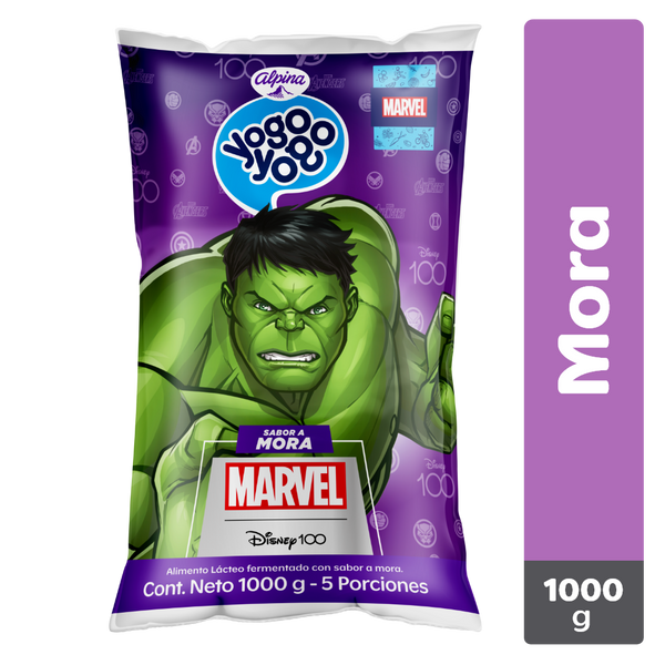 YOGURT ALPINA 1000G YOGO BOLSA MORA