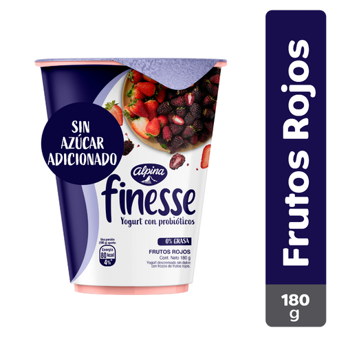 YOGURT FINESSE 180C FRUTOS ROJOS