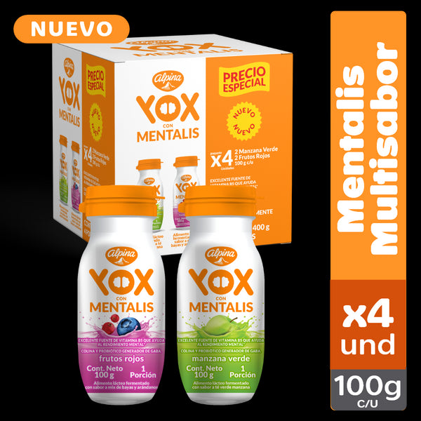 YOX ALPINA 4U 100C M/VERDE F/ROJOS