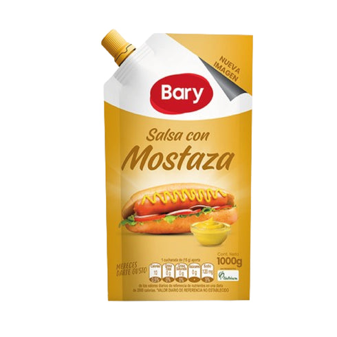 SALSA BARY 1000G DOY PACK CON MOSTAZA