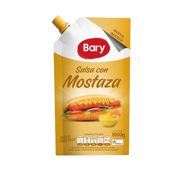 SALSA BARY 1000G DOY PACK CON MOSTAZA