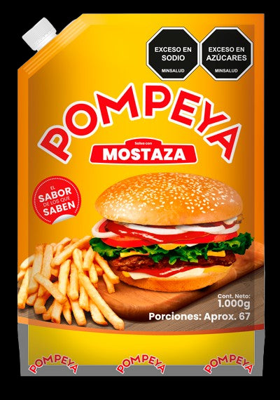 MOSTAZA POMPEYA 1000G BOLSA