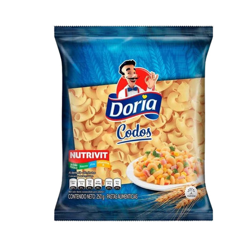 PASTA DORIA 250G CODOS
