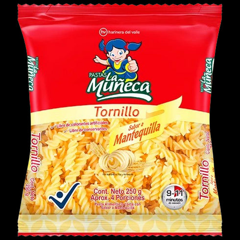 PASTA LA MUÑECA 250G TORNILLO MATEQUILLA
