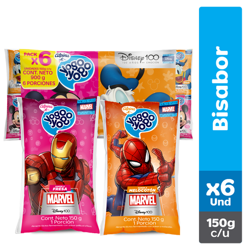 YOGO YOGO BOLSA 6U 150g SURTIDO