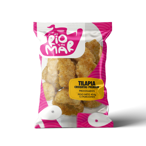 CROQUETAS TILAPIA DEL RIO/MAR 454G PREMIUM