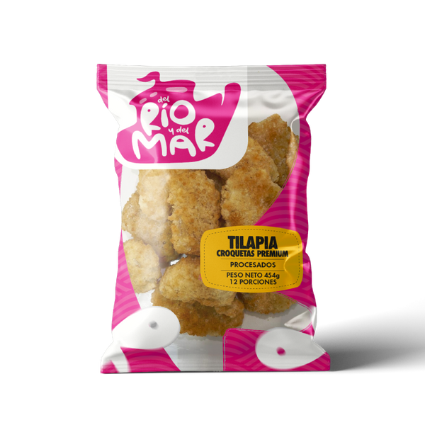 CROQUETAS TILAPIA DEL RIO/MAR 454G PREMIUM