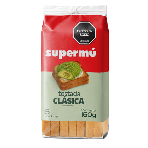 TOSTADA SUPERMU 150G BLANCA