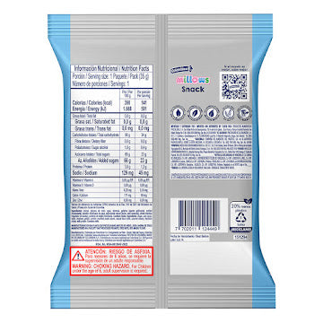 MASMELO MILLOWS 35G SNACK BLANCO