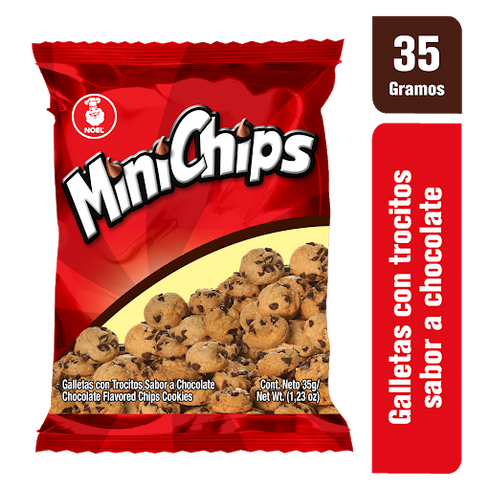GALLETA MINICHIPS 35G CHOCOLATE