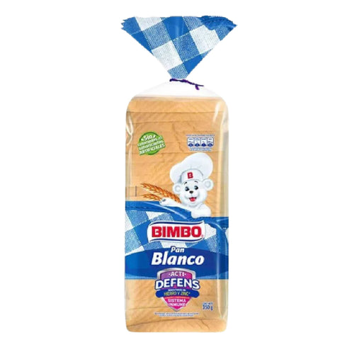 PAN BLANCO BIMBO 350G ACTIDEFENSIS