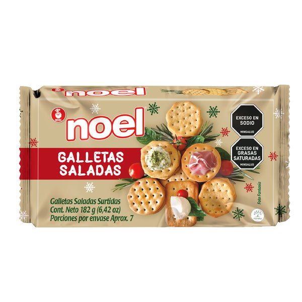 GALLETA NAVIDAD NOEL 182G SALADA SURTID