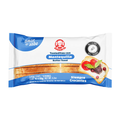 TOSTADA SUSANITA 90G MANTEQUILLA