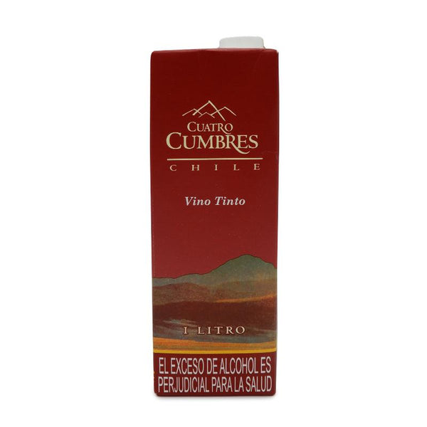 VINO CUATRO CUMBRES 1000C TETRA TINTO