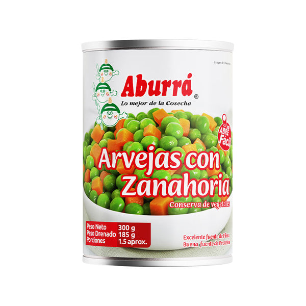 ARVEJA ABURRA 300G ZANAHORIA