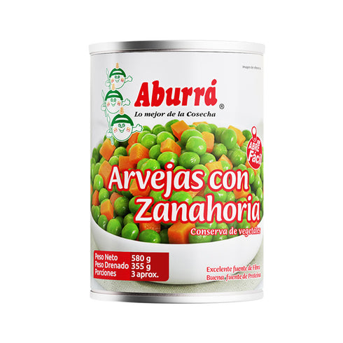 ARVEJA ZANAHORIA 580G ABURRA