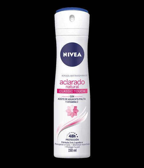 DESODORANTE NIVEA 150G SPRAY ACLARA/N