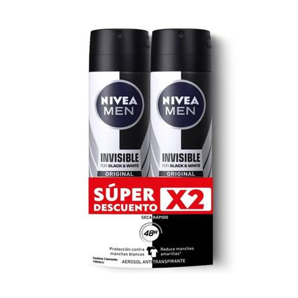 DESODORANTE NIVEA 2U 150ML SPRAY B/W