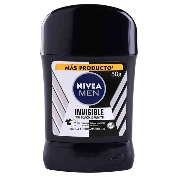DESODORANTE NIVEA 50G BARRA B/W POWER