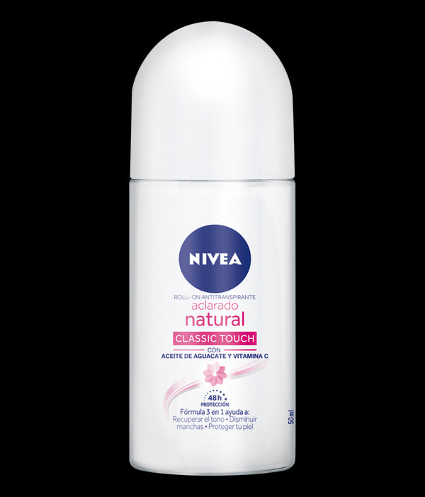 DESODORANTE NIVEA 50G ROLLON ACLARA/N