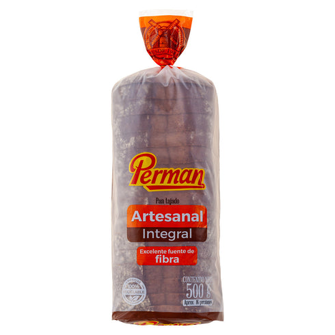 PAN ARTESANAL INTEGRAL PERMAN X 500G