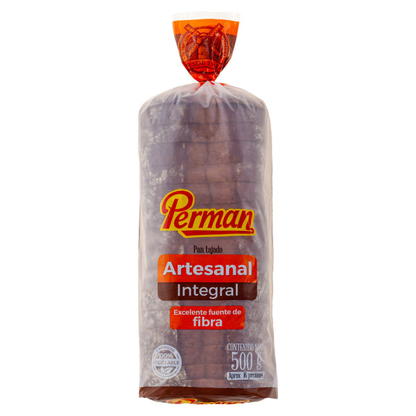PAN ARTESANAL INTEGRAL PERMAN X 500G