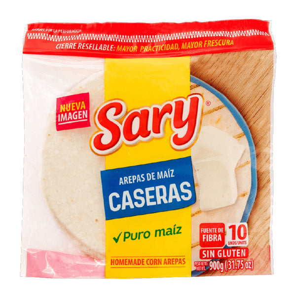 AREPA DE MAIZ CASERA SARY 10U